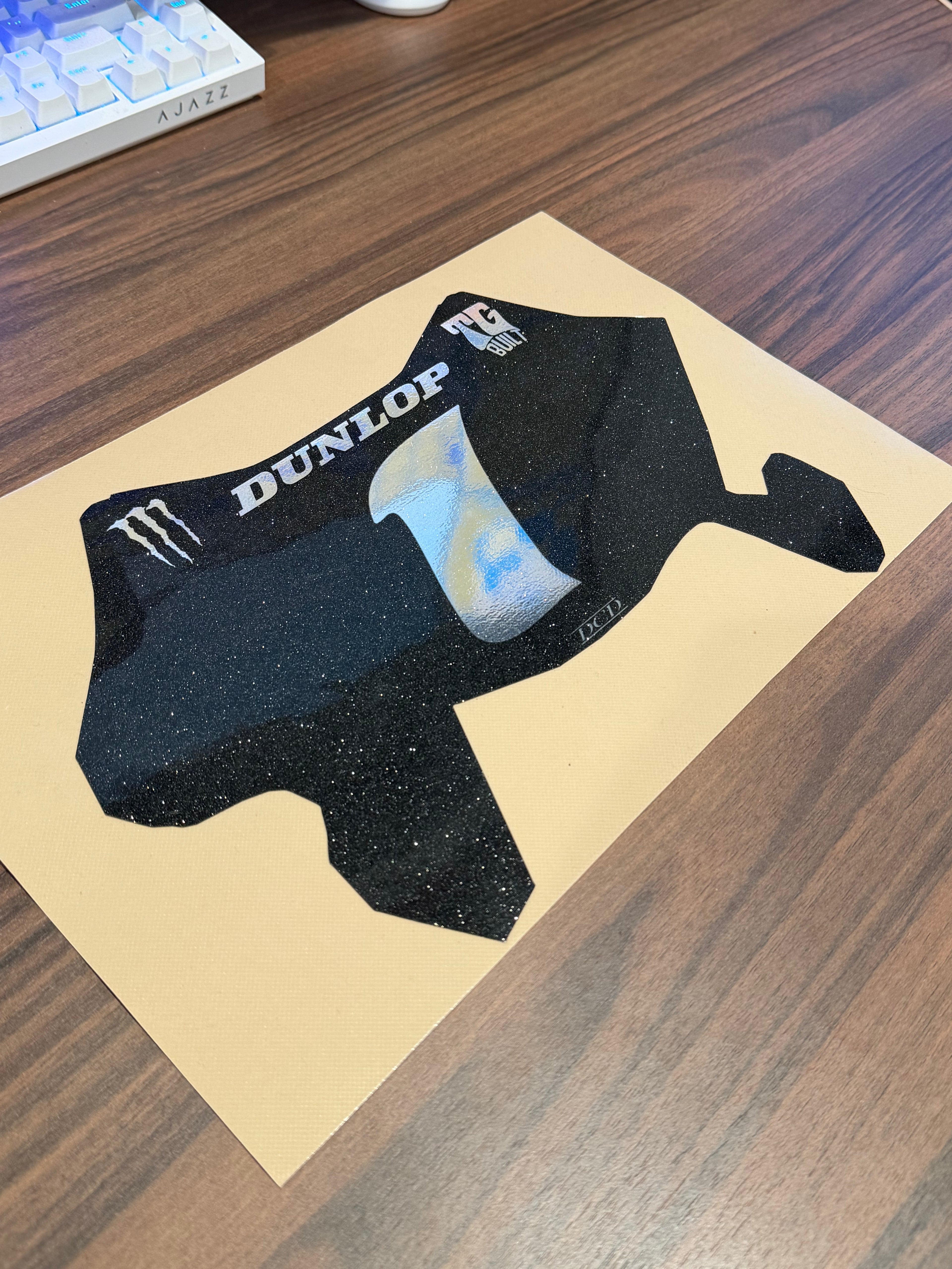 Ultra Bee Plate Decal