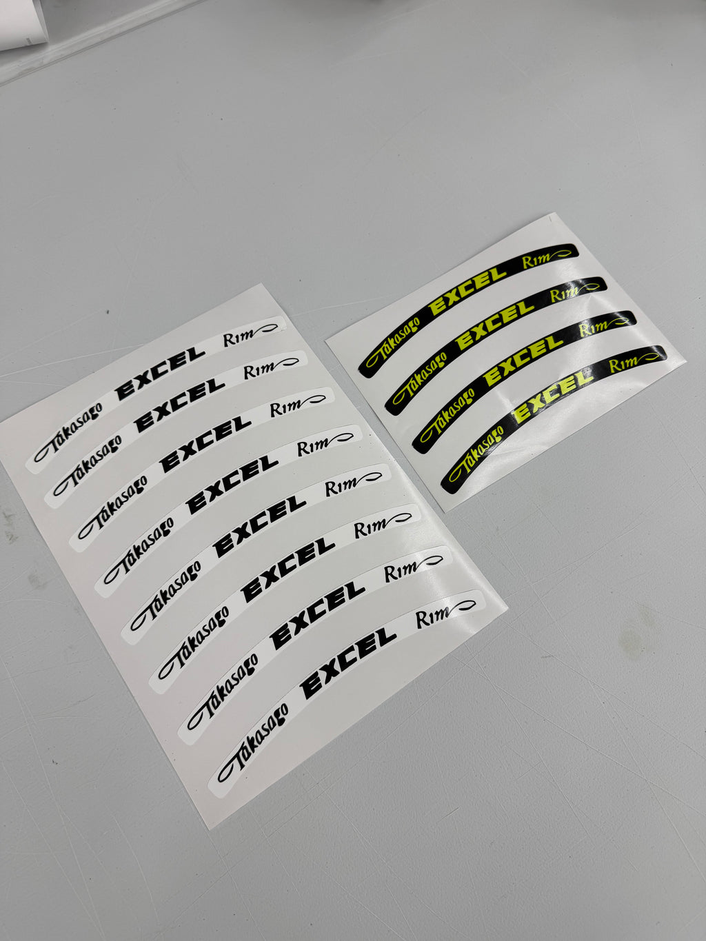 Excel Rim Stickers