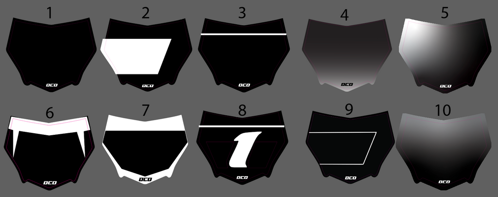Motocutz Plate Decal