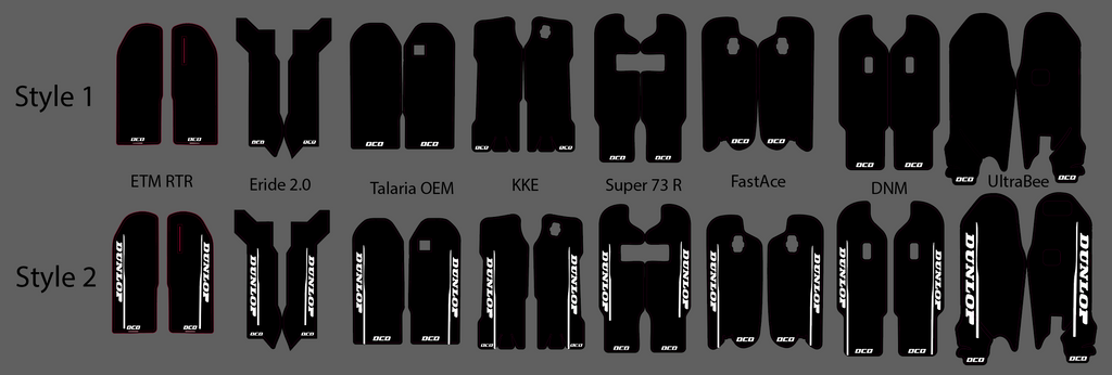 Fork Guard Decals (All Bikes)