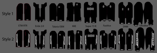 Fork Guard Decals (All Bikes)